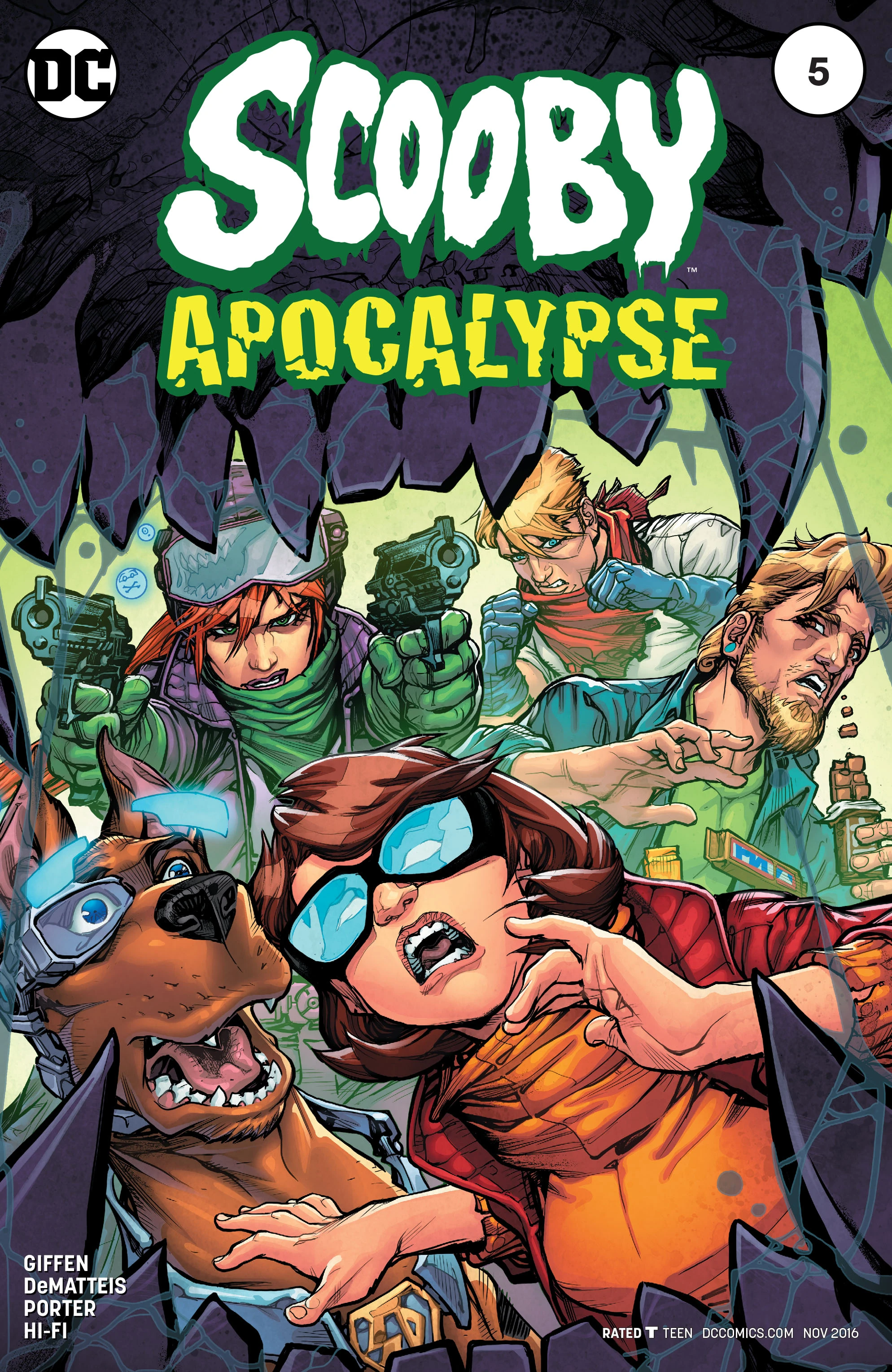 Scooby Apocalypse #5 (DC, 2016 — Cover A) cover